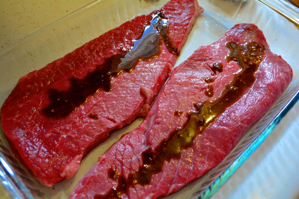 Flank Steak Seasoning Prep